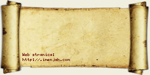 Kristina Parenta vizit kartica